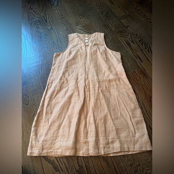J.Crew Button-Back 100% Linen Shift Dress - Picture 10 of 11